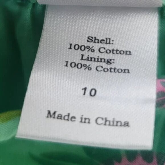 Garnet Hill A-Line Midi Cotton Floral Skirt - Picture 7 of 9